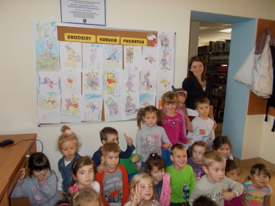 Dzieci z Przedszkola nr 8 w naszej filli - zdjęcie1