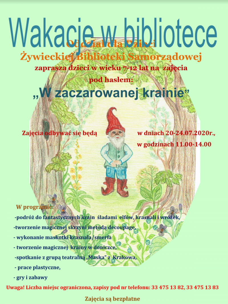Wakacje w Bibliotece !!!