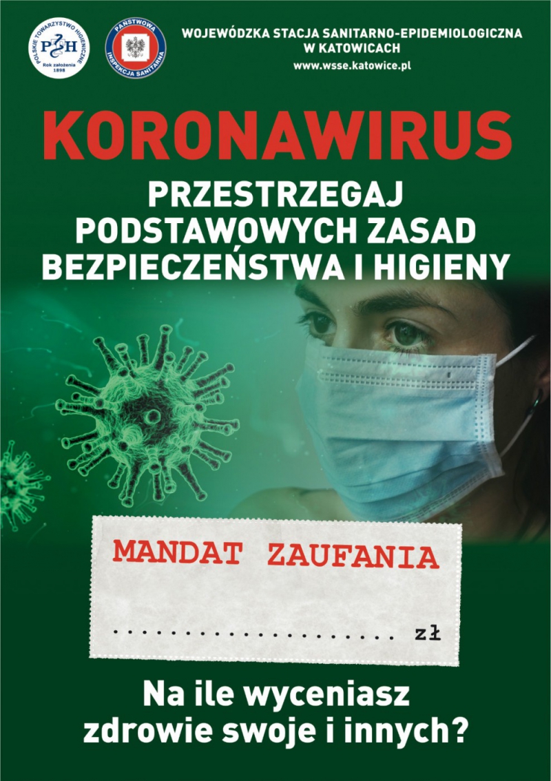 Powiatowa Stacja Sanitarno-Epidemiologiczna w Żywcu przypomina !!!