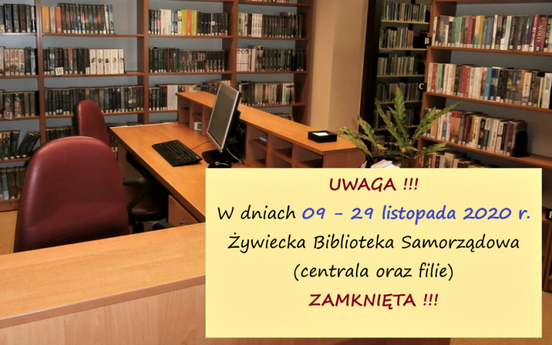 Ponowne zamknięcie instytucji kultury !!!