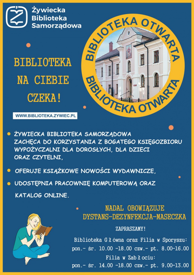 Od dnia 04.05.2021 r. ŻBS powraca do bezpośredniej obsługi Czytelników !!!