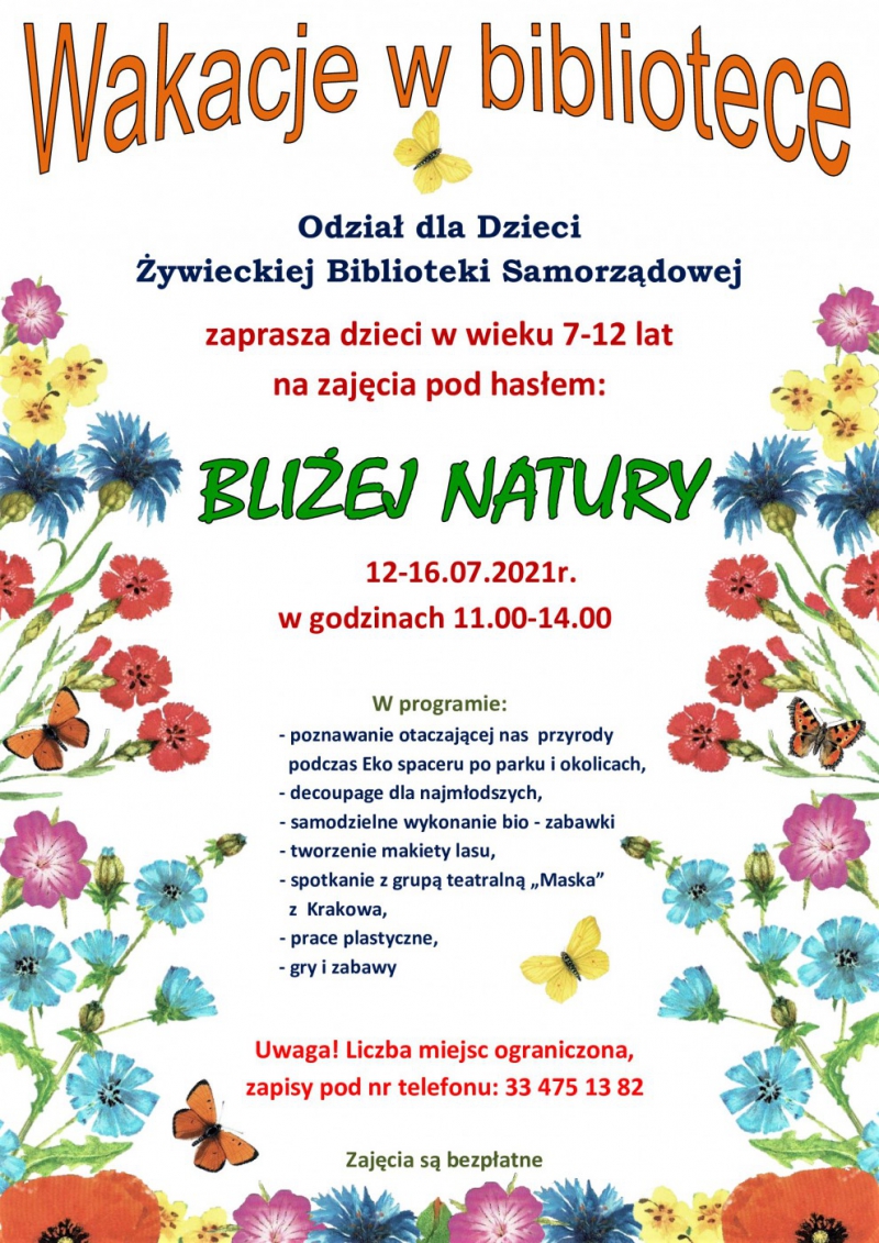 Wakacje w Bibliotece !!!
