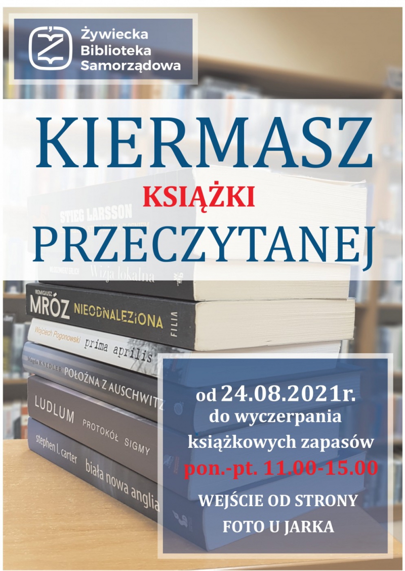 Letni kiermasz książek !!!