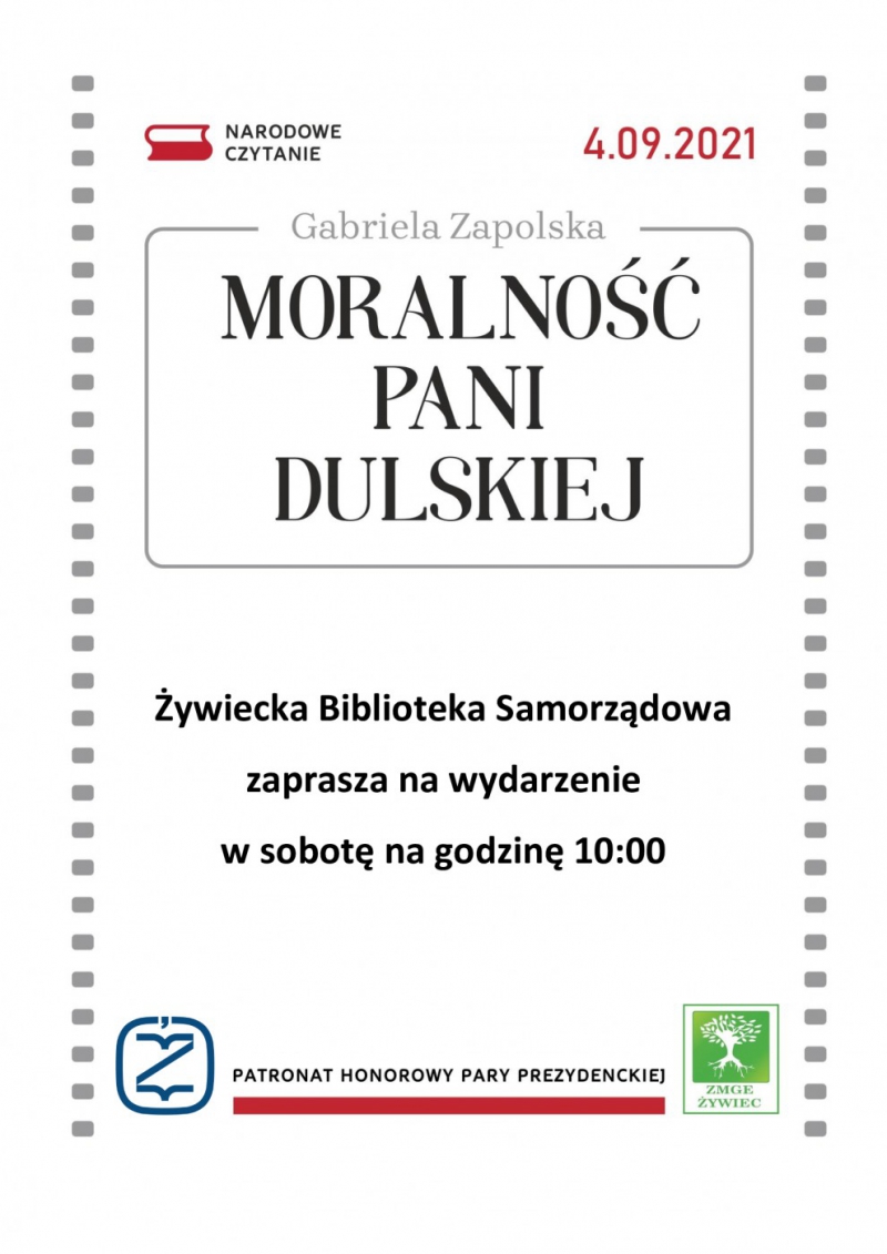 Narodowe Czytanie 2021 r.