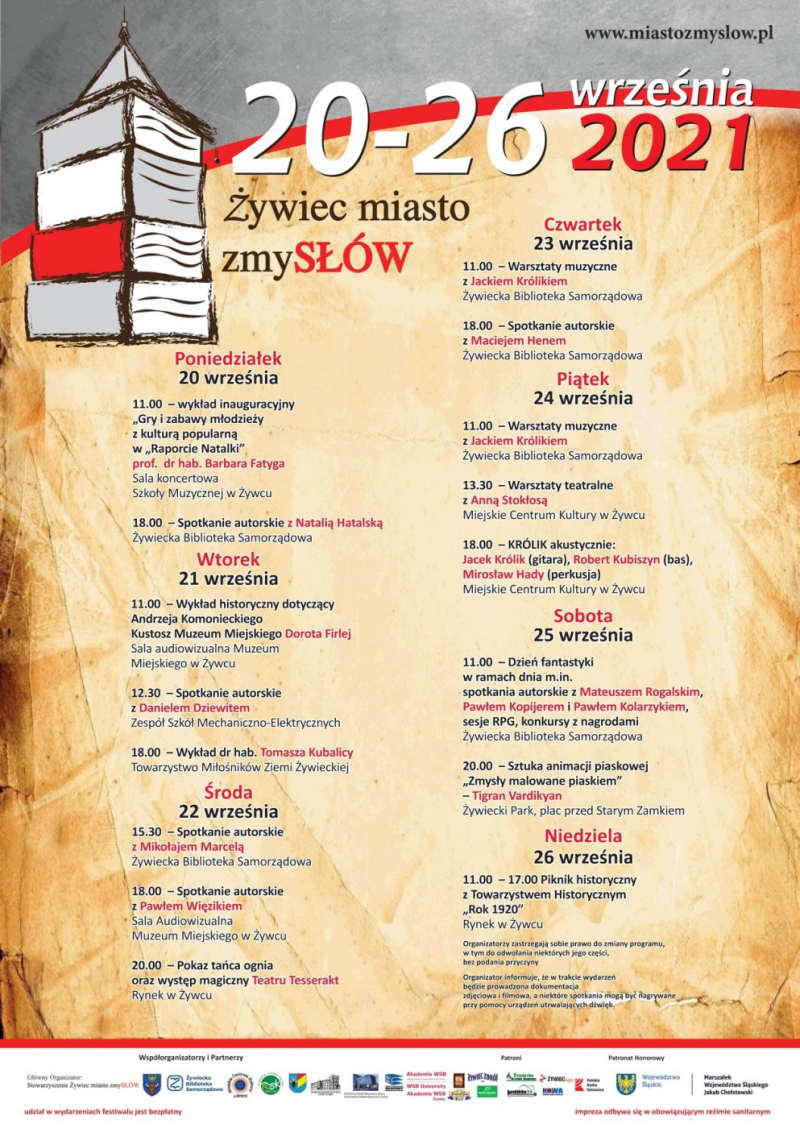 Spotkania autorskie w Bibliotece w ramach Festiwalu Żywiec miasto ZmySłów