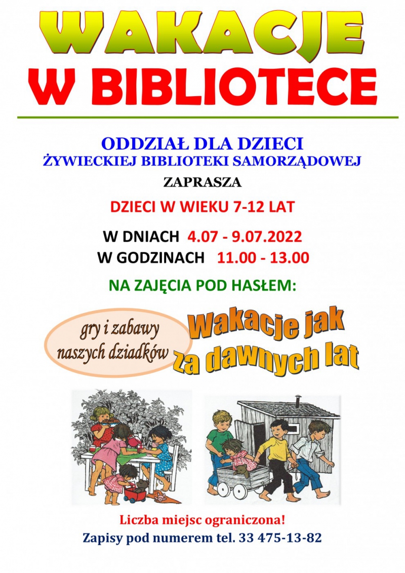 Wakacje w Bibliotece!