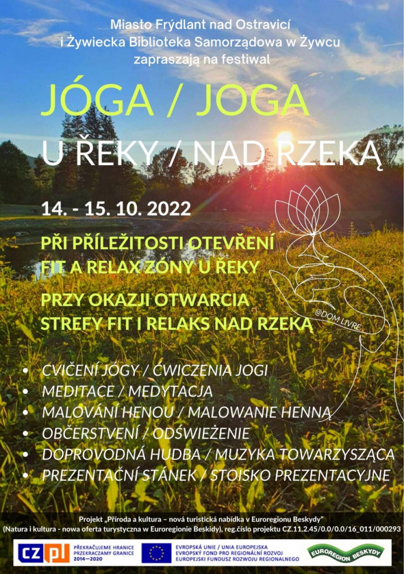 Joga u reky - Joga na rzeką