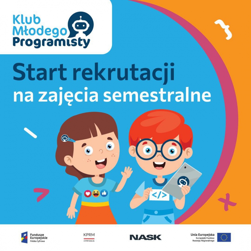 Klub Młodego Programisty - rejestracja na nowy semestr!