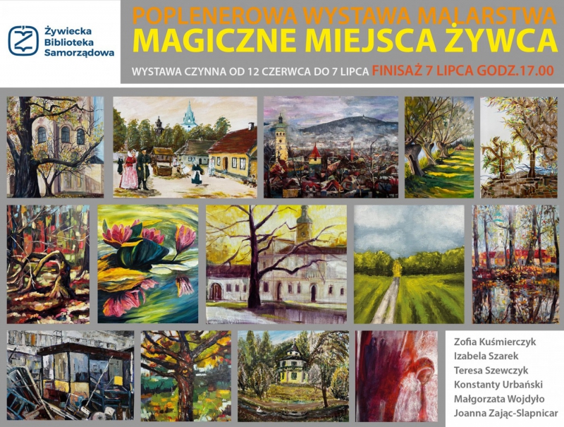 Magiczne miejsca Żywca w wystawie poplenerowej