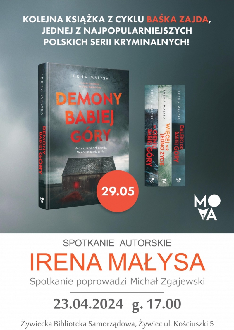 Spotkanie autorskie z Ireną Małysą!