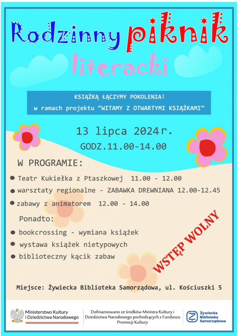 Piknik rodzinny - Książką łączymy pokolenia!