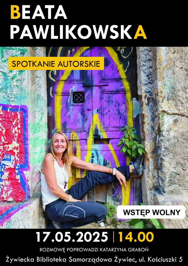 Spotkanie autorskie z Beatą Pawlikowską!