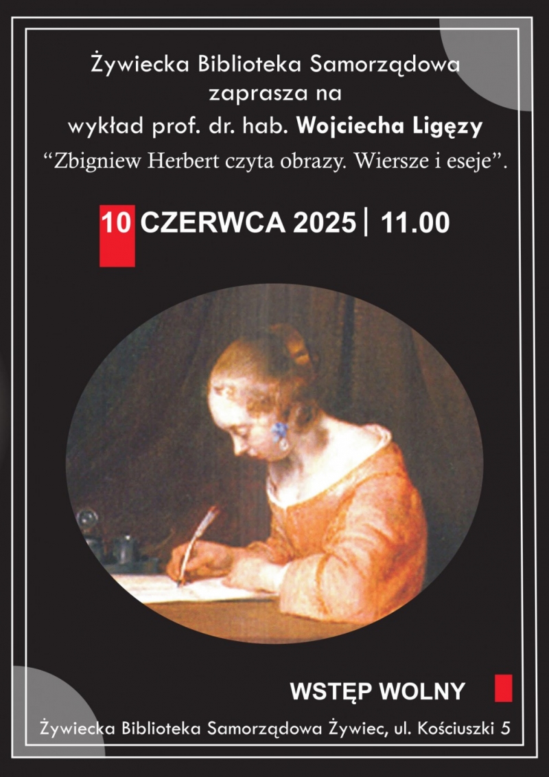 Wokół Zbigniewa Herberta - wykład Wojciecha Ligęzy