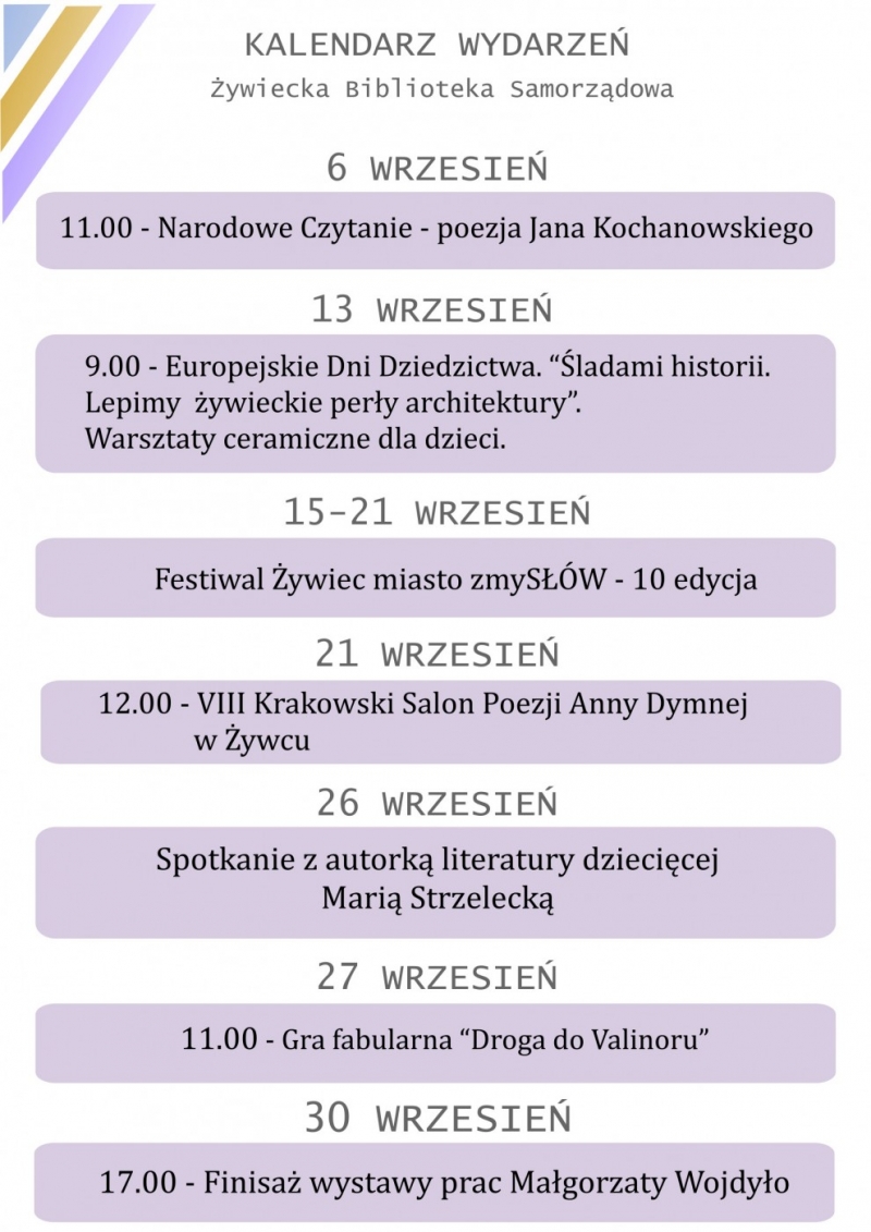 Wrześniowa moc atrakcji!