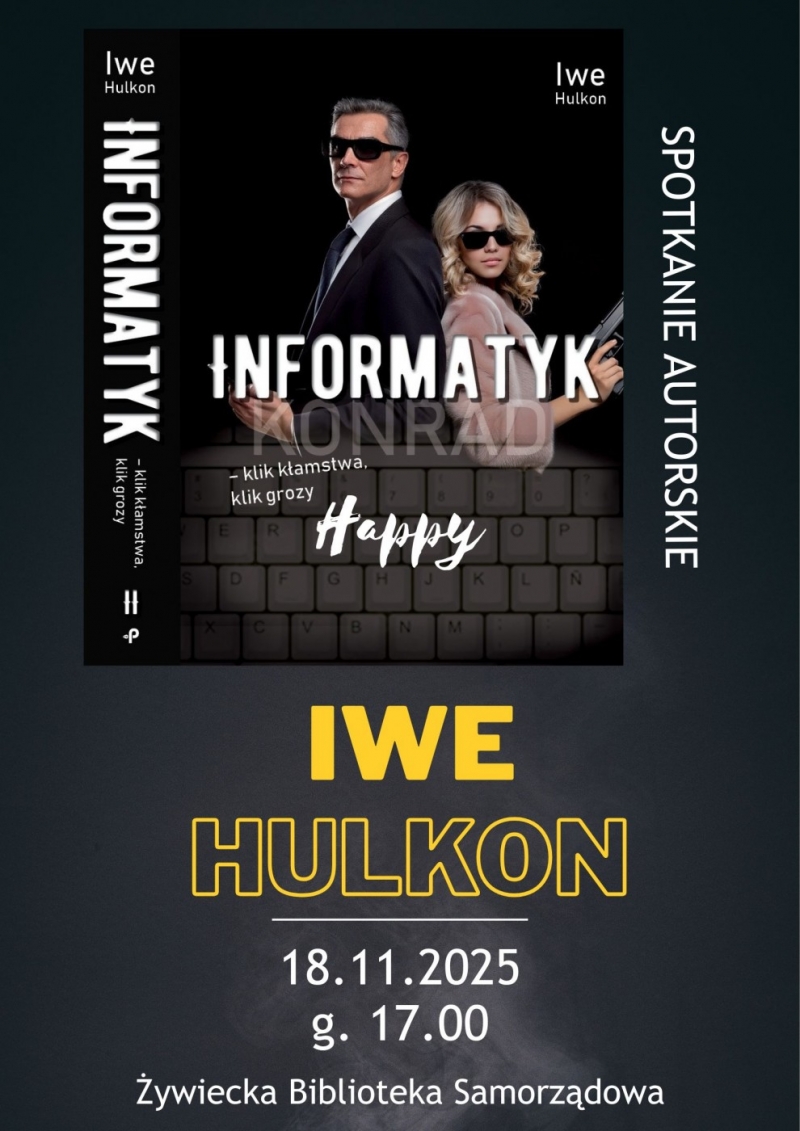 Spotkanie autorskie z Iwe Hulkon