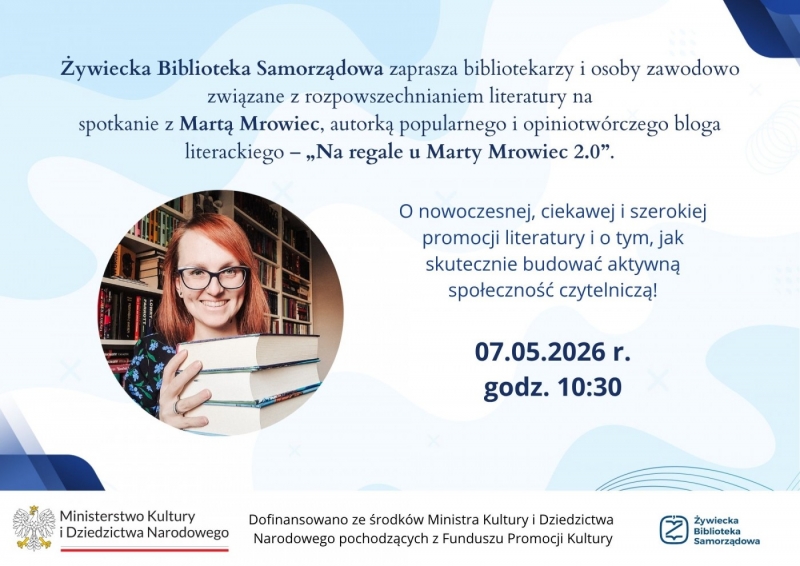 Spotkanie z autorką bloga literackiego!