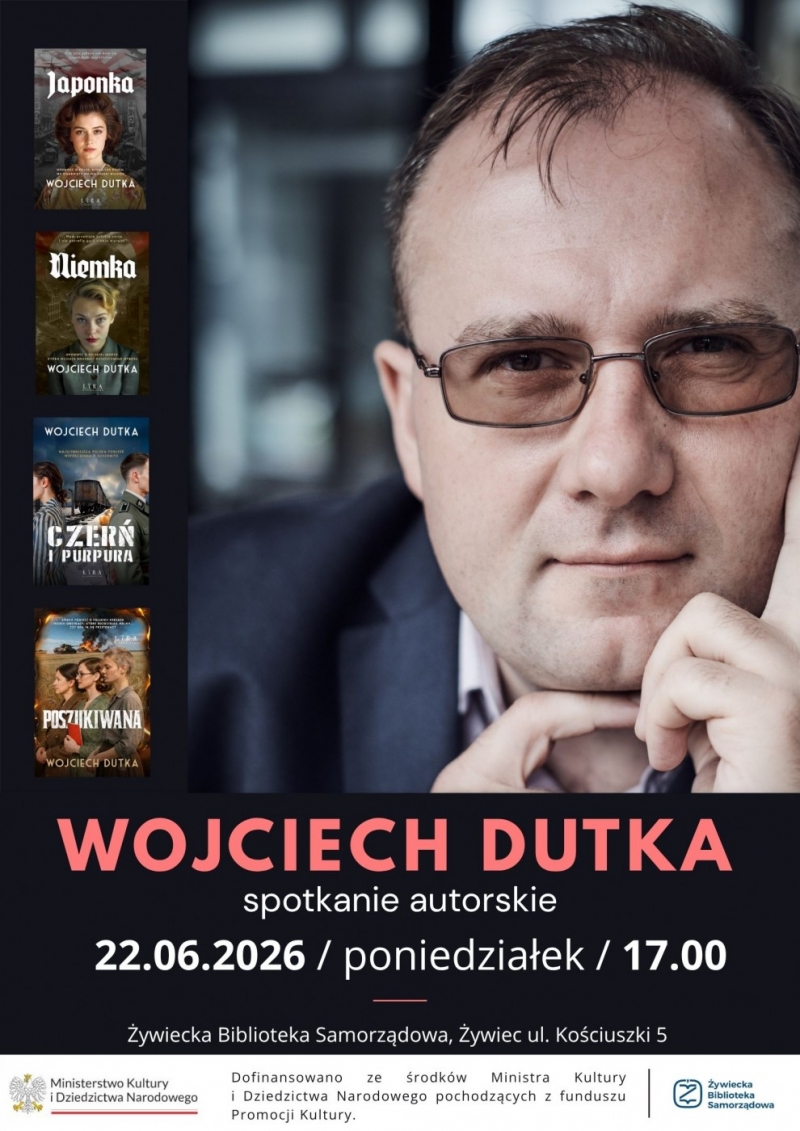 Spotkanie autorskie z Wojciechem Dutką!
