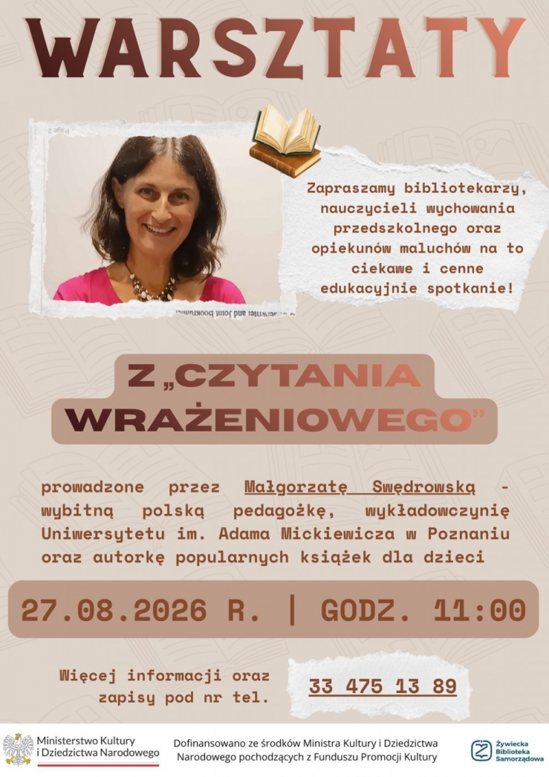 Warsztaty branżowe z Małgorzatą Swędrowską