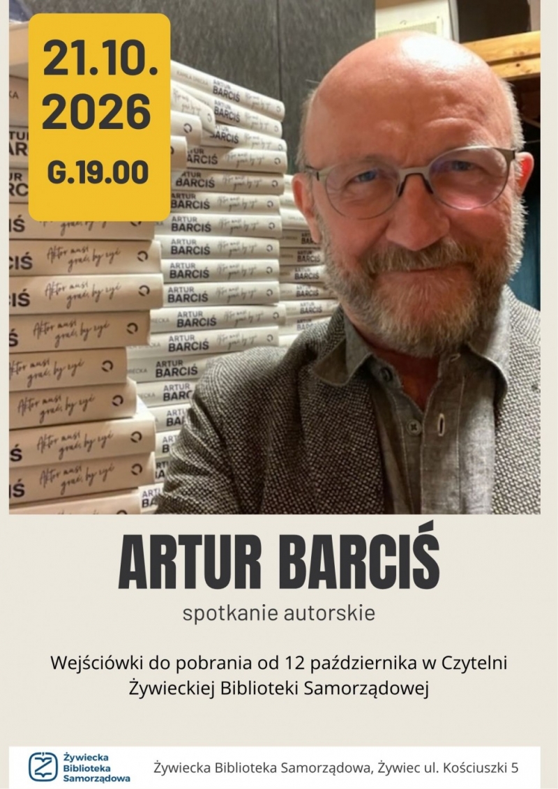 Spotkanie z Arturem Barcisiem!